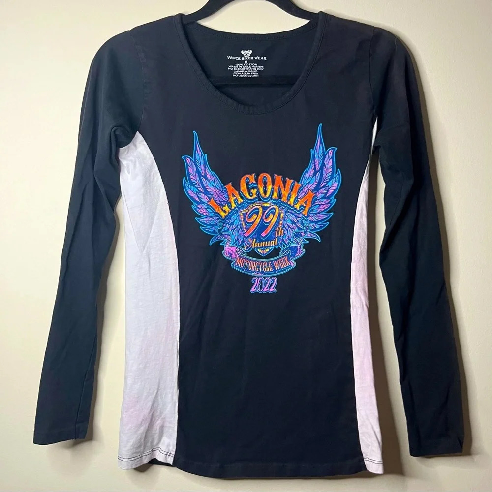 VANCE BIKE WEAR Laconia New Hampshire 99th Annual Motorcycle Week Shirt